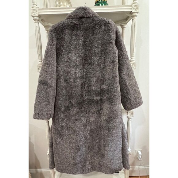 Zadig & Voltaire Monacoco Faux Fur Coat Size Medium $898 - Picture 7 of 7